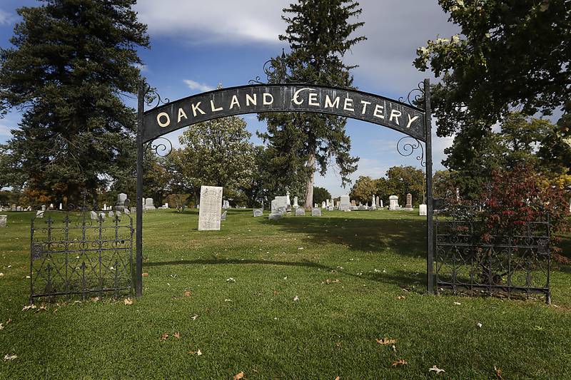 Oakland Cemetery at 14307 Kishwaukee Valley Road in Woodstock on Oct. 18, 2023.
