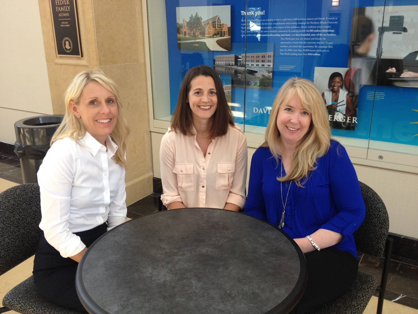 NIU Psychology Professors (left to right) Michelle Demaray, Julia Ogg and Christine Malecki are co-directing Northern Illinois University's new Preparing Educators as School Psychologists in Northern Illinois program, funded by a $5M federal grant. (Photo provided by NIU)