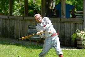 Vintage ‘base ball’ team fares well, hits even better at John Deere Historic Site