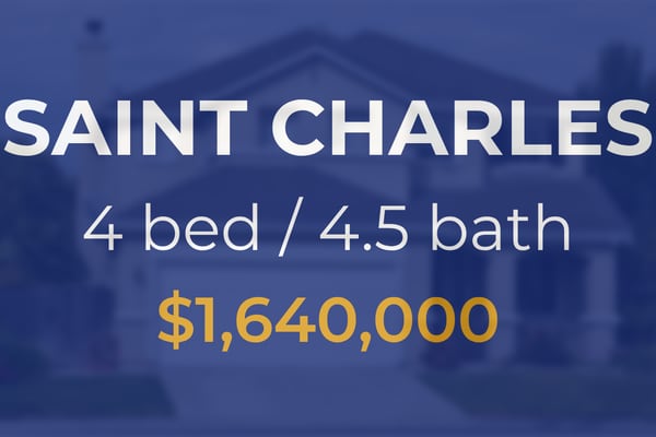 St. Charles: Four-bedroom house sells for $1.64 million