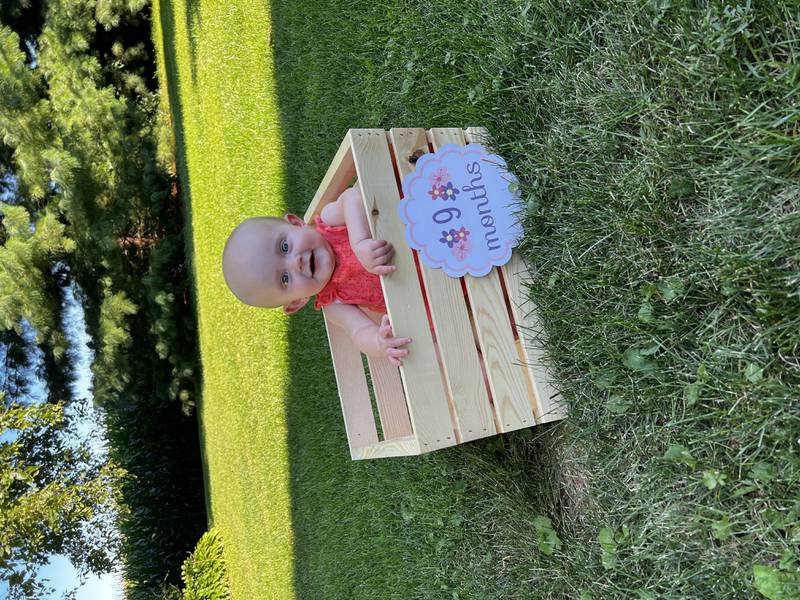 Emersyn Moore - 9 month old daughter of Emma Glafka and Dylan Moore of Princeton.