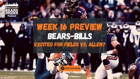 Bears Insider podcast 295: Weather, injuries to play big role against Bills 
