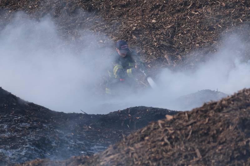Photos Mulch Fire in New Lenox Shaw Local