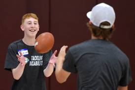 Photos: Tackling Disabilities football camp at Watseka