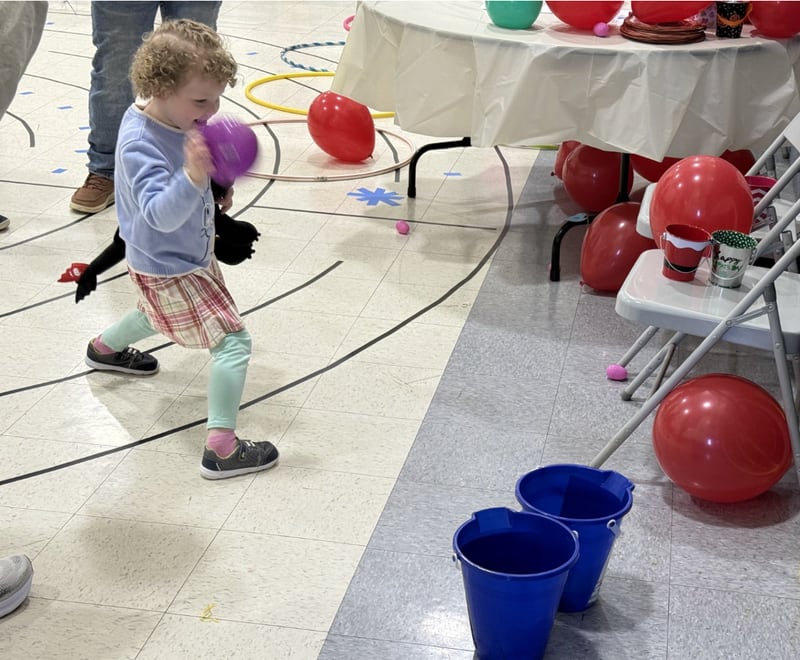 Mendota residents participate in the Mendota Area Chamber of Commerce Easter Hop at Zion United Methodist Church on Saturday, March 28, 2026.