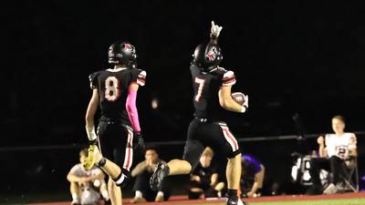 Erie-Prophetstown makes big plays, holds off Mendota on senior night