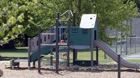A first for Illinois: Glen Ellyn installs playground made of recycled ocean waste