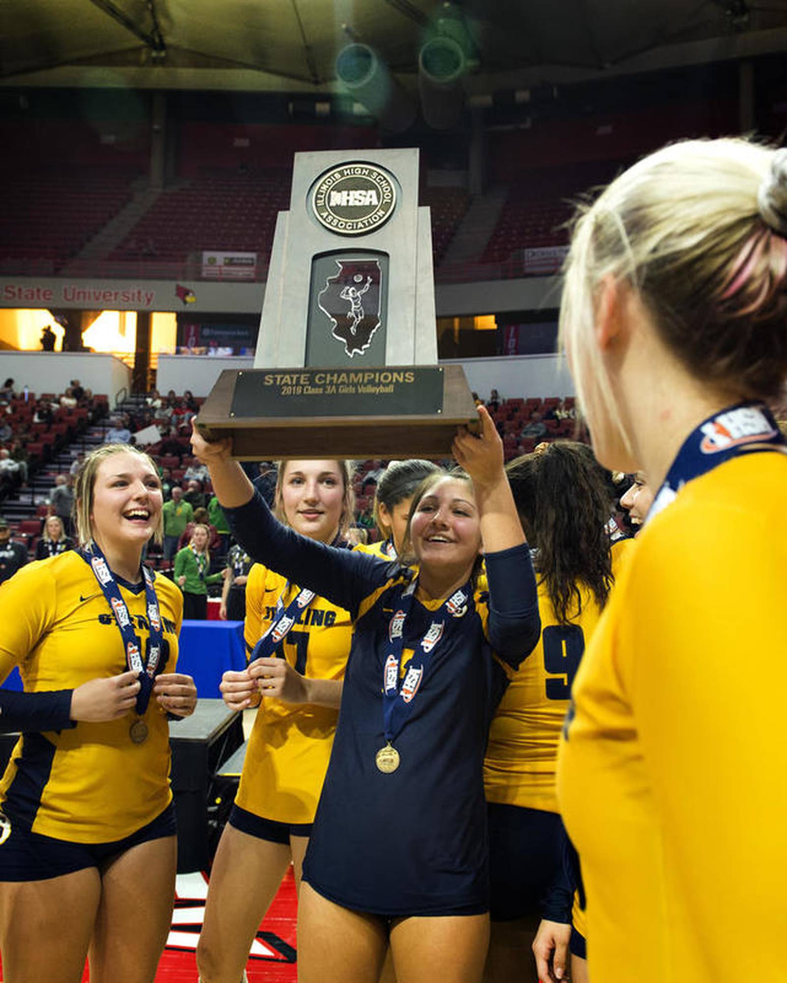 Volleyball Star libero Rodriguez leaving Sterling early for Nebraska