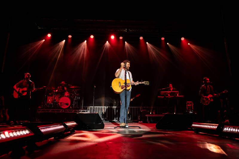 Brett Eldredge performs at Busey Bank Field at Joliet Memorial Stadium during Taste of Joliet on June 21, 2025.