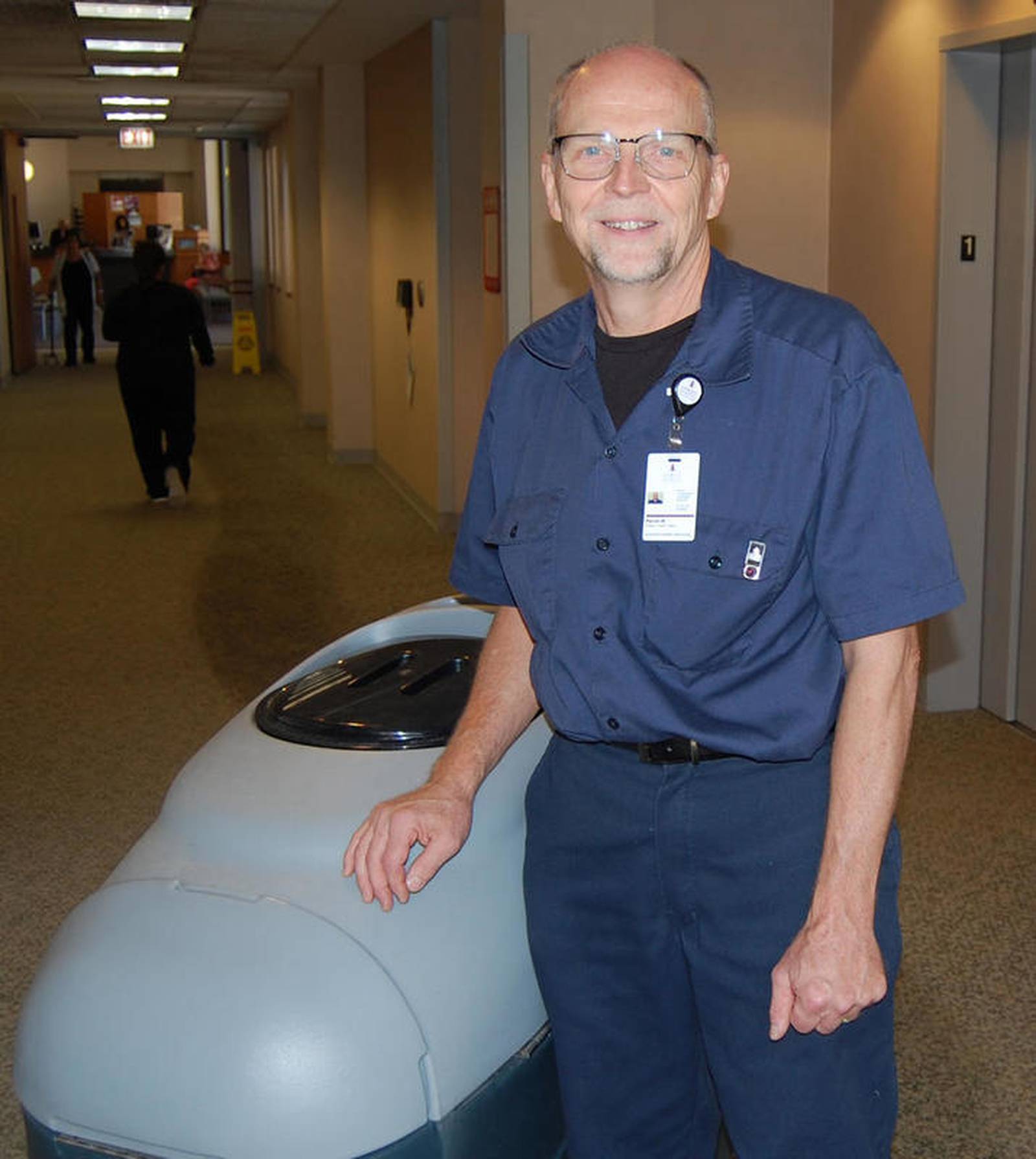 Morris Hospital floor technician inspired to pay it forward Shaw Local