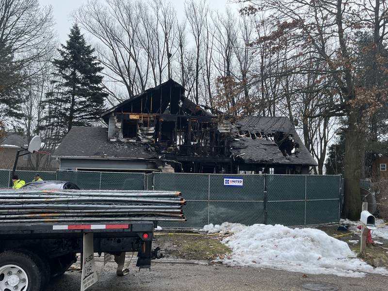 One person suffered smoke inhalation injuries after a fire completely engulfed a Crystal Lake home in the early hours of Jan. 29. 2024 on the 500 block of Parkside Terrace.