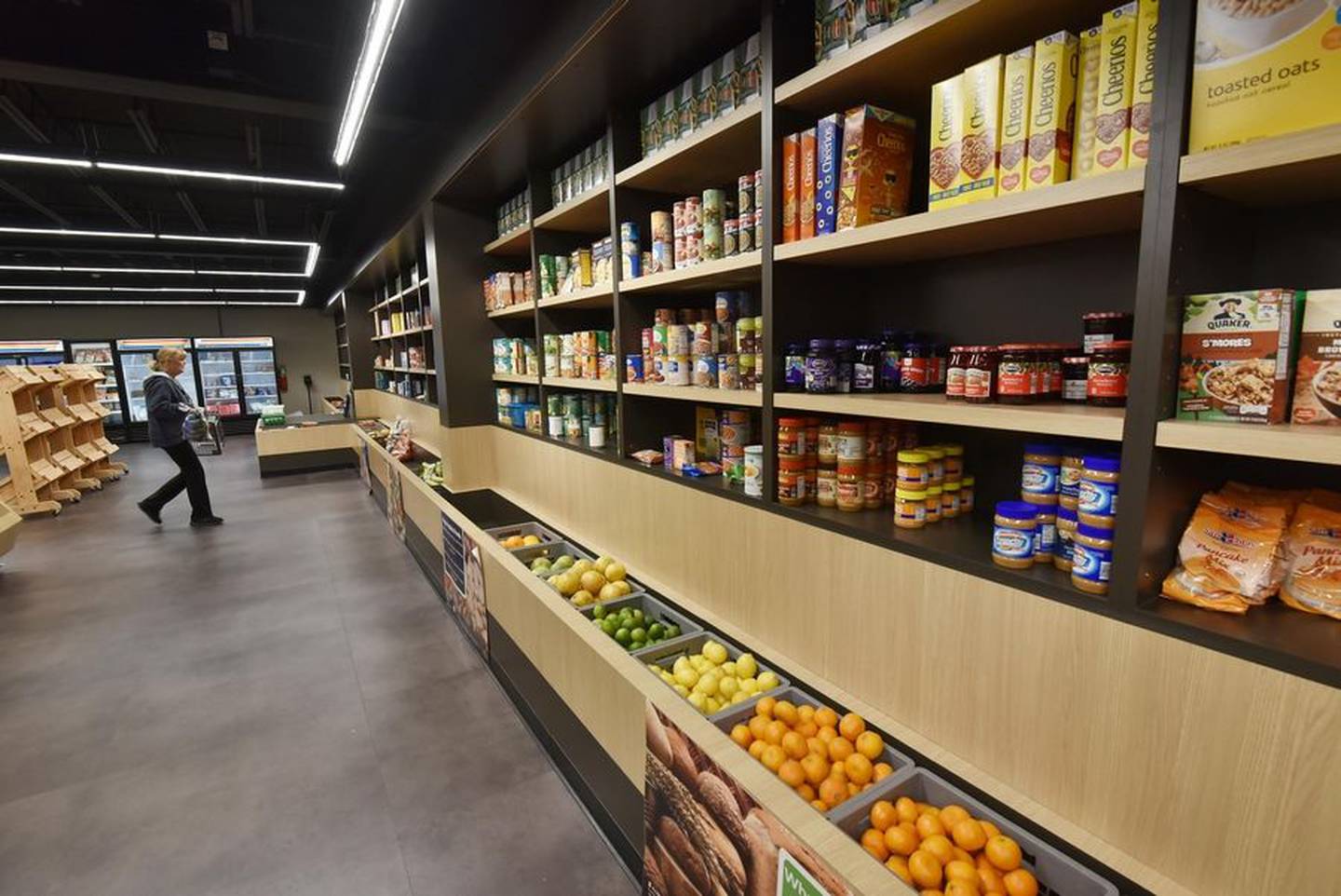 The Shepherd's Heart Food Pantry in Geneva is set up much like a grocery store. Food pantries are seeing an uptick in demand as food prices have risen in recent months.