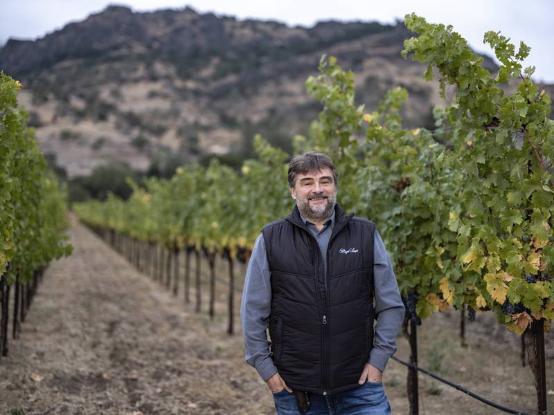 Ludovic Dervin, winemaker at Stags' Leap Winery in California. 2024