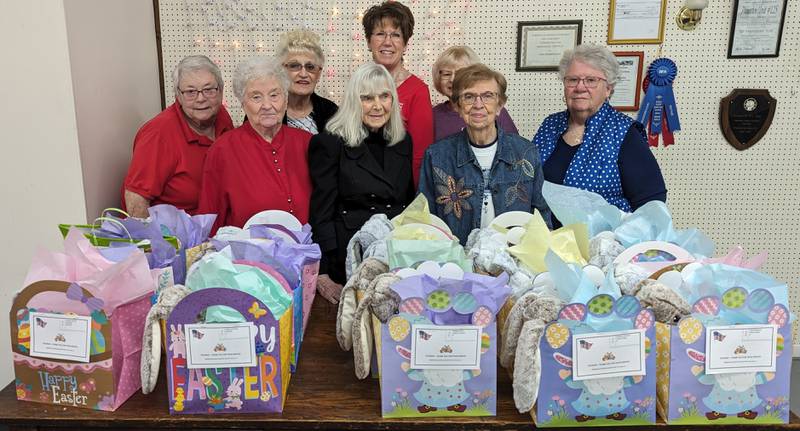The American Legion Auxiliary in Princeton delivered Easter bags to stay-at-home and nursing home veterans on March 14.