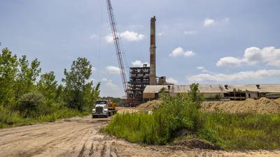 110-year-old Dixon cement plant’s demolition underway