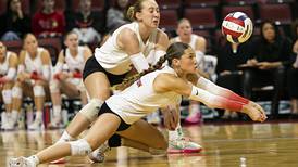 Photos: Barrington vs Mother McAuley in the 4A state volleyball semifinal