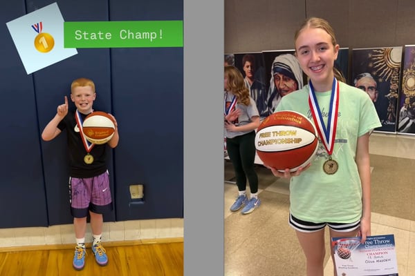 2 Yorkville students are free throw state champions at annual Knights of Columbus tournament