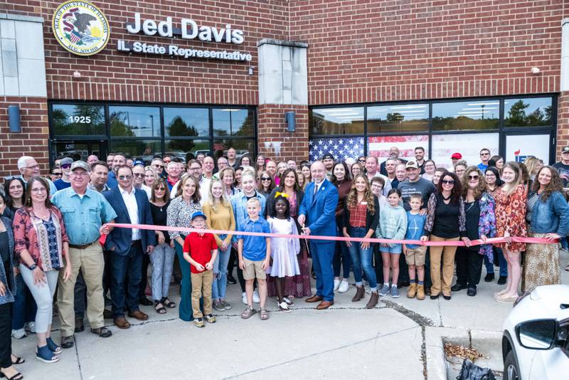 The district office for Illinois 75th District State Representative Jed Davis is located at 1925 S. Bridge St. in Yorkville.