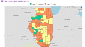 IDPH: 58 Illinois counties at ‘high’ risk for COVID-19