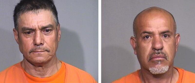 German Armenta Ruiz, left, and Jesus Benitez-Estrada