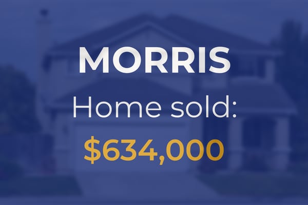 Single-family home sells for $634,000 in Morris