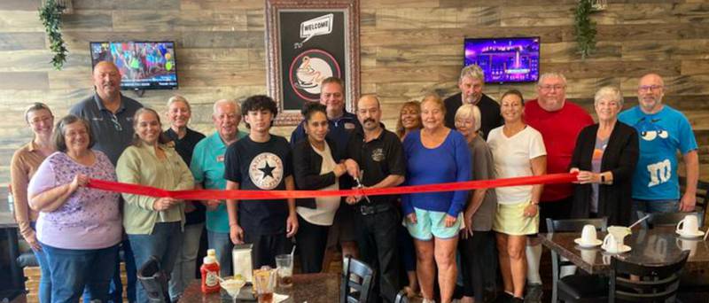 The Yorkville Area Chamber of Commerce welcomed Two Partners Cafe Family Restaurant with a ribbon cutting.