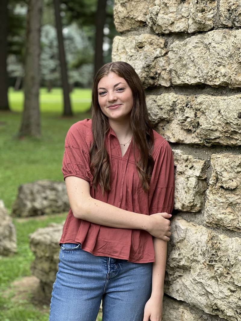 Courtney Ortgiesen, 17, is a student of the month for September. She attends Amboy High School.