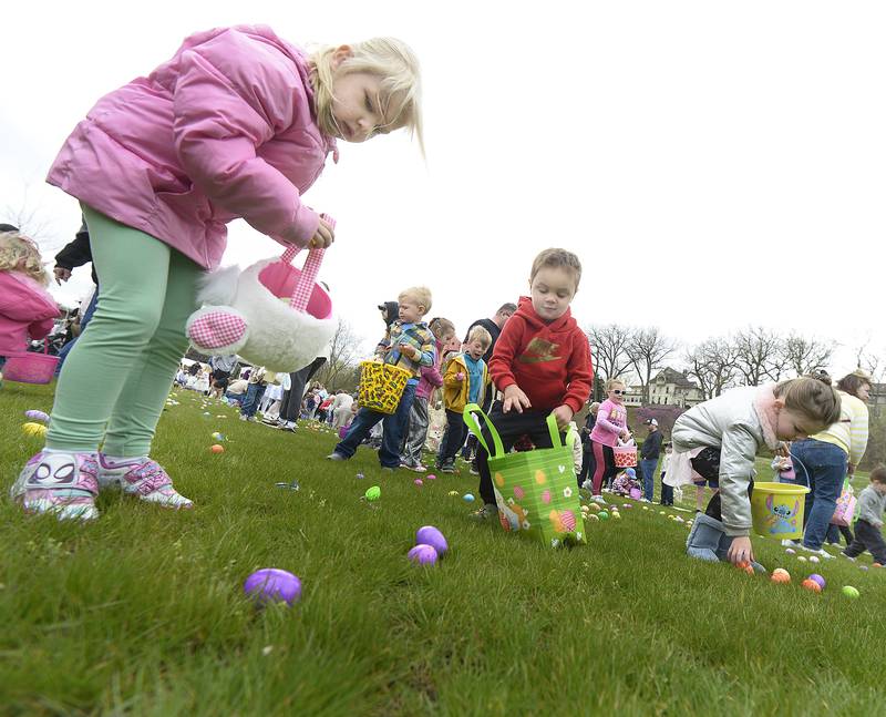 The Easter Egg Hunt sponsored by the Ottawa Special Events promised and delivered a fun filled morning Saturday as hundreds of children participated in the Easter tradition of finding Easter Eggs during a hunt at Allen Park in Ottawa.