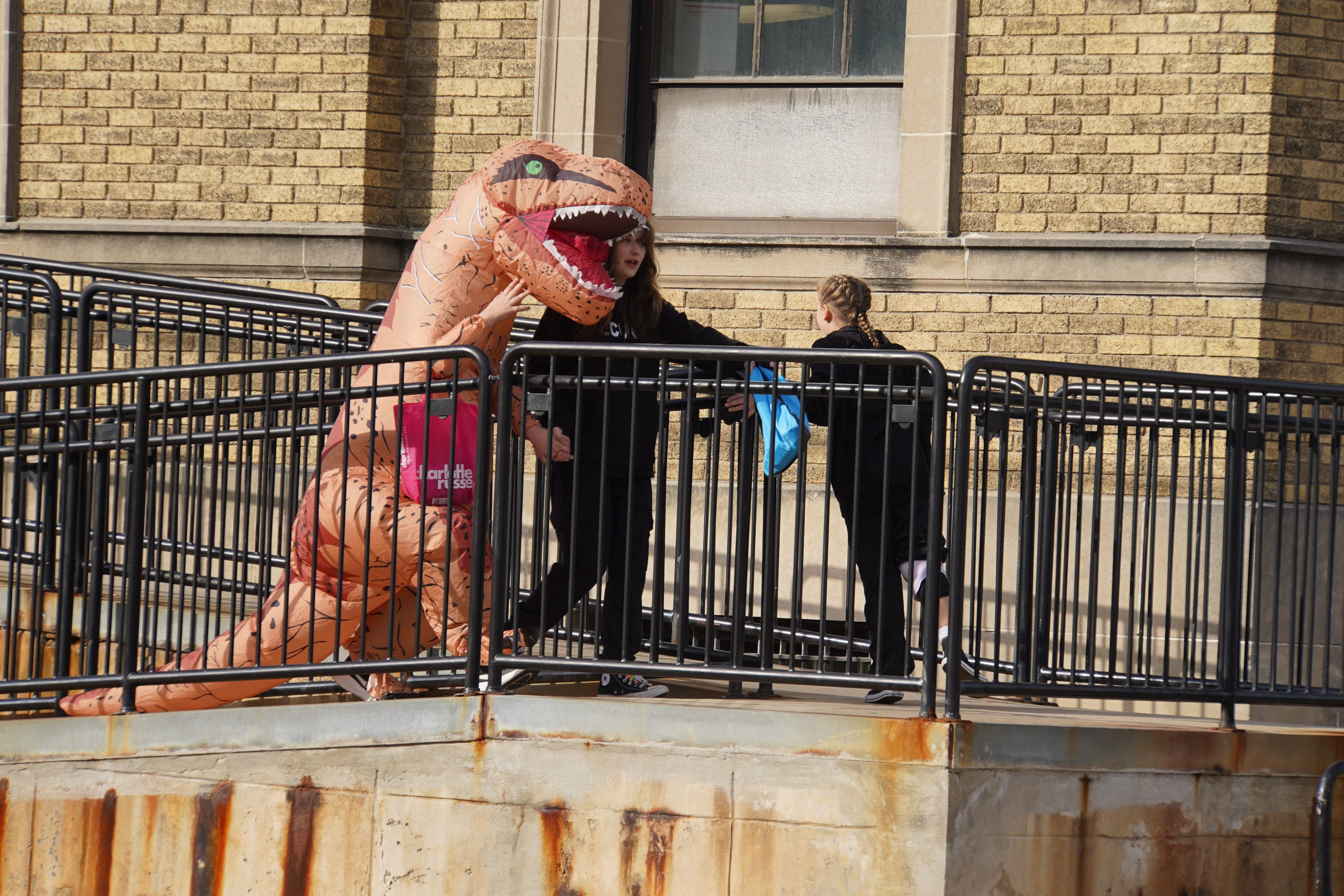 On Halloween on Friday, Oct. 31, 2025, the annual Downtown Trick or Treat event was held in Rochelle. Shown are trick or treaters at the Rochelle Post Office.