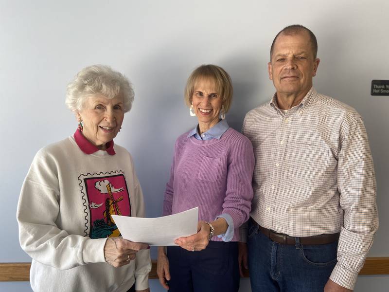 Joy and Tom Van Zuiden are the grand marshals of the 2024 Dutch Days parade in Fulton. They are pictured with Barb Mask (left) of the Dutch Days Committee.