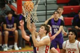 Photos: L-P triumphs over Dixon in boys basketball matchup