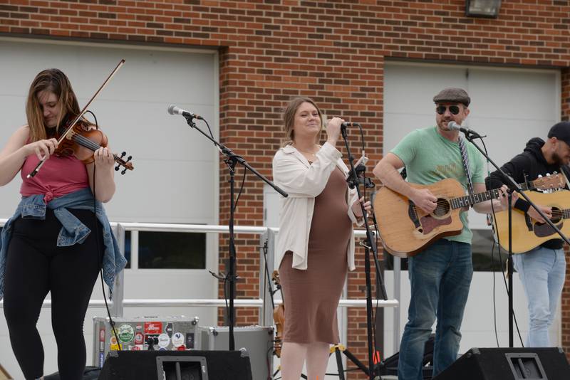 Members of Gleeson Irish Trio perform during the Spring Fling and Market held at Cantigny Saturday May 13, 2023.