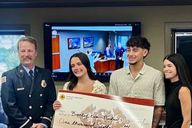 3 Sterling High School students receive scholarship given in name of fallen firefighter