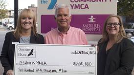 Grundy Bank gives donation of $250,000 to Morris Community YMCA