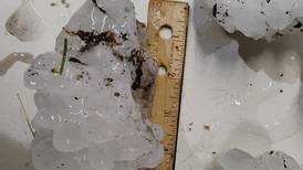 A new state record hailstone? 6.5-inch hailstone falls in Kankakee County