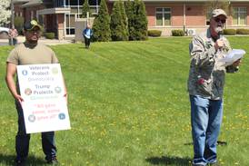 Photos: Veterans, advocates protest VA cuts in McHenry
