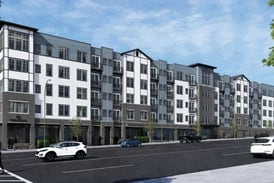 5-story apartment, retail building planned for vacant block on Route 14 in Fox River Grove