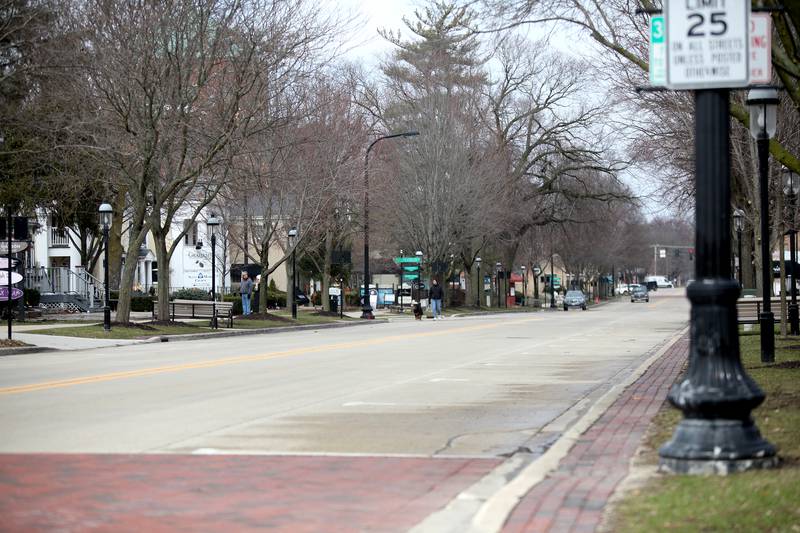 Third Street in downtown Geneva.