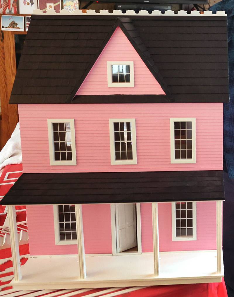 A dollhouse built by Sycamore resident Lee Newtson that will be raffled off as a fundraiser to benefit Ukraine.