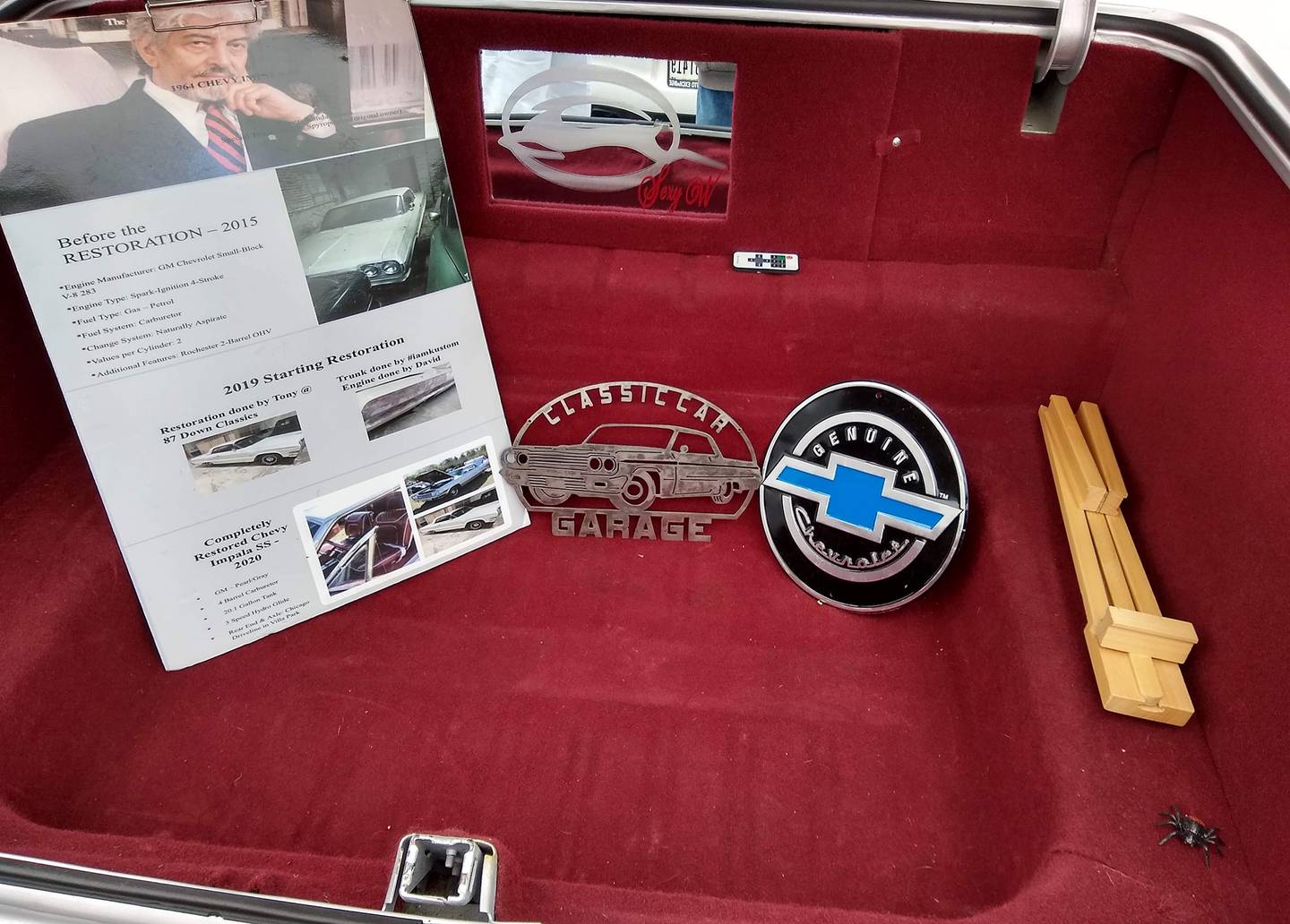 Photos by Rudy Host, Jr. - 1964 Chevy Impala SS Trunk
