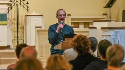 Photos: DeKalb community prays for peace in Israel, Palestine at vigil