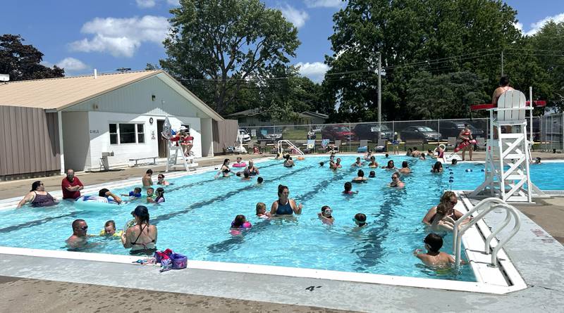 The Polo Pool was the place to be on Sunday, June 22 as temperatures climbed into the mid-90s.