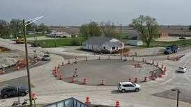 Utica roundabout is functional and open