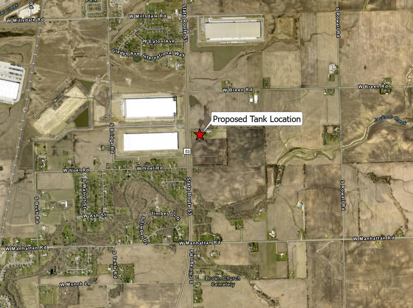 TCIH Holdings, LLC, the real estate holding entity for Northpoint, is dontaing land to the city of Joliet for construction of a future water tower near Route 53 and West Breen Road. The tower will serve the southeastern area of Joliet.
