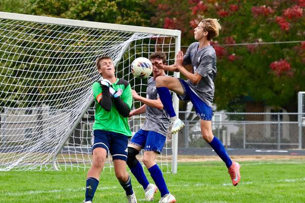 Princeton celebrates regional quarterfinal win over Olympia