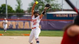 Jaelynn Anthony overcomes early struggles, pitches Oswego past Yorkville to match program win record