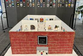Photos: Tiny Art Show at Odell Public Library