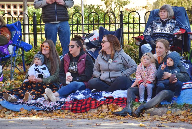 People lined Somonauk street in Sycamore to watch the Sycamore Pumpkin Festival Parade, held Sunday, Oct. 31, 2021.