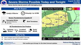 Severe storms, flooding possible across northern Illinois