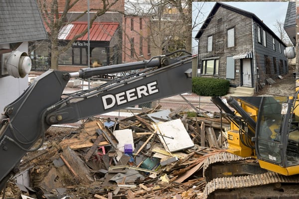 19th-century Tin Shop demolished in Batavia after failed attempts to save building